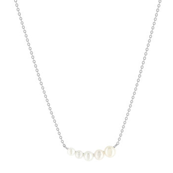 Collier argent 925 perles de Chine 45cm