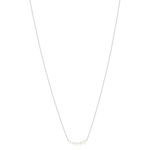 Collier argent 925 perles de Chine 45cm - vue 2