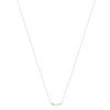 Collier argent 925 perle de Chine et zirconias 45cm - vue V2