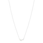 Collier argent 925 perles de Chine et zirconias 45cm - vue 2
