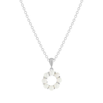 Collier argent 925 perles de Chine 45cm