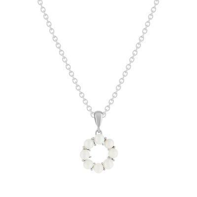 Collier argent 925 perles de Chine 45cm