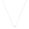 Collier argent 925 perles de Chine et zirconias 45cm - vue V2