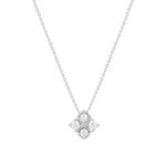 Collier argent 925 et zirconias45cm - vue 1