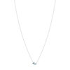 Collier argent 925 topazes 45cm - vue V2