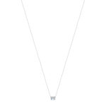 Collier argent 925 pierres imitation et zirconias 45cm - vue 2
