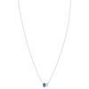 Collier argent 925 topazes 45cm - vue V2