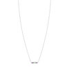 Collier argent 925 améthystes 45cm - vue V2