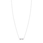 Collier argent 925 améthystes 45cm - vue 2