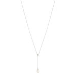 Collier argent 925 perles de Chine 45cm - vue 2