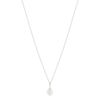 Collier argent 925 perle de Chine45cm