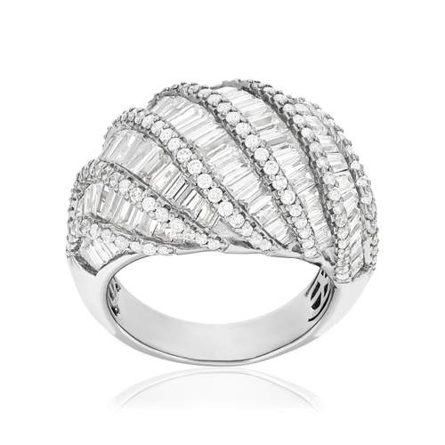925 silver and zirconia ring