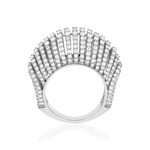 Bague argent 925 et zirconias - vue 2