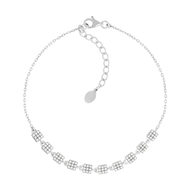 Bracelet argent 925 et zirconias 21cm