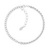 Bracelet argent 925 et zirconias 19cm - vue V1