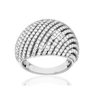 Bague argent 925 et zirconias