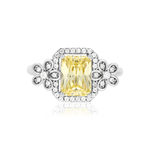 Bague argent 925 et zirconias - vue 3