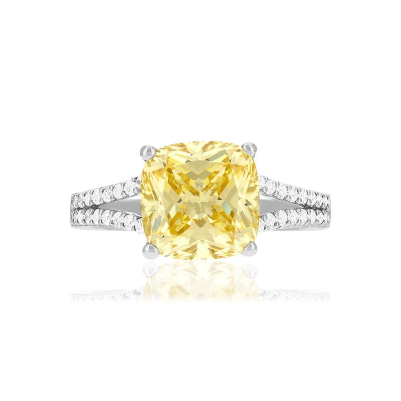 Bague argent 925 et zirconias - vue 3