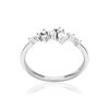 Bague argent 925 et zirconias - vue V1