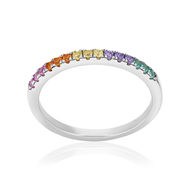 Bague argent 925 et zirconias