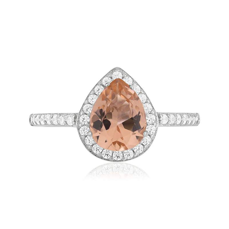Bague argent 925 pierres synthétiques et zirconias - vue 3