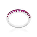 Bague argent 925 et pierres synthétiques - vue 1