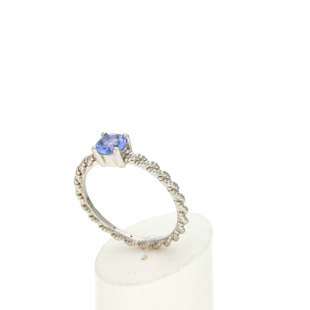 Bague argent 925 et pierres synthétiques - vue 3