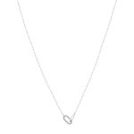 Collier argent 925 et zirconias 45cm - vue 2