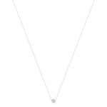 Collier argent 925 et zirconias 45cm - vue 2