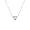 Collier argent 925 et zirconias 45cm - vue V1