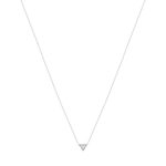 Collier argent 925 et zirconias 45cm - vue 2
