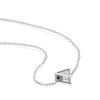 Collier argent 925 et zirconias 45cm - vue VA