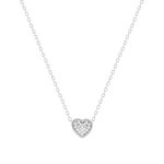 Collier argent 925 et zirconias 45cm - vue 1