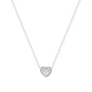 Collier argent 925 et zirconias 45cm