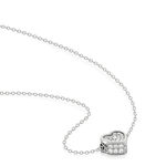 Collier argent 925 et zirconias 45cm - vue A