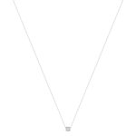 Collier argent 925 et zirconias 45cm - vue 2