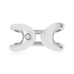 Bague argent 925 et zirconias - vue 3