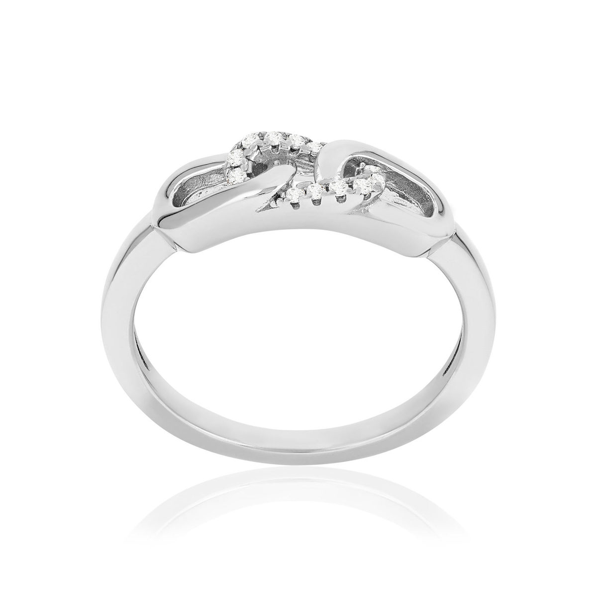 Bague argent 925 et zirconias