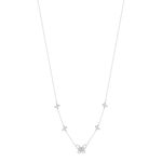 Collier argent 925 et zirconias 45cm - vue 2