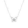 Collier argent 925 et zirconias 45cm - vue V1