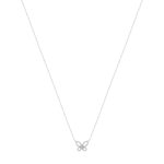 Collier argent 925 et zirconias 45cm - vue 2