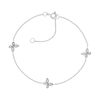 Bracelet argent 925 et zirconias 19cm - vue V1