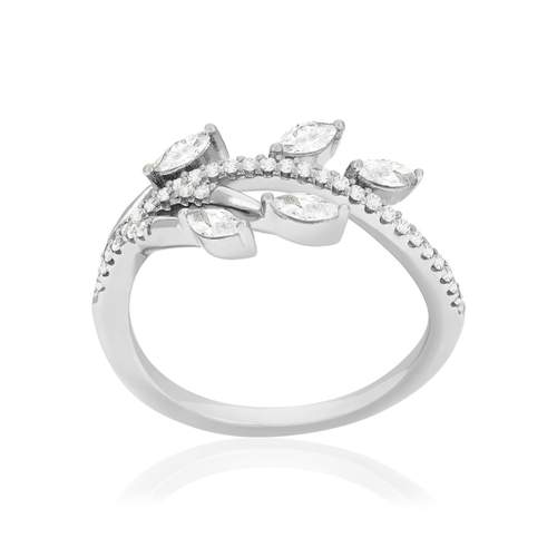 925 silver and zirconia ring