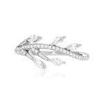 Bague argent 925 et zirconias - vue 3