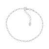 Bracelet argent 925 et zirconias 19,5cm - vue V1