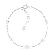 Bracelet argent 925 et zirconias 19cm