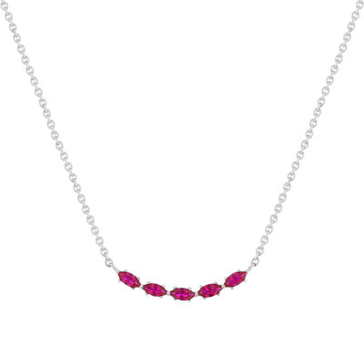 Collier argent 925 et zirconias 45cm