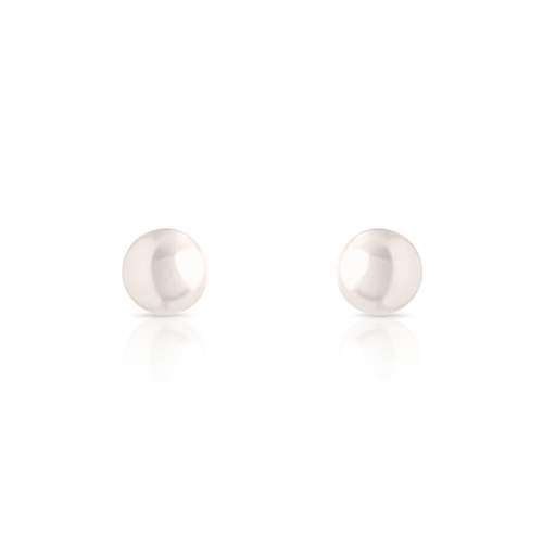 Boucles d'oreilles or 750 jaune perle de culture de Chine