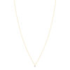 Collier or 750 jaune diamant DSI1 3 griffes 0.20ct - vue V2