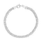 Bracelet argent 925 21cm - vue 1
